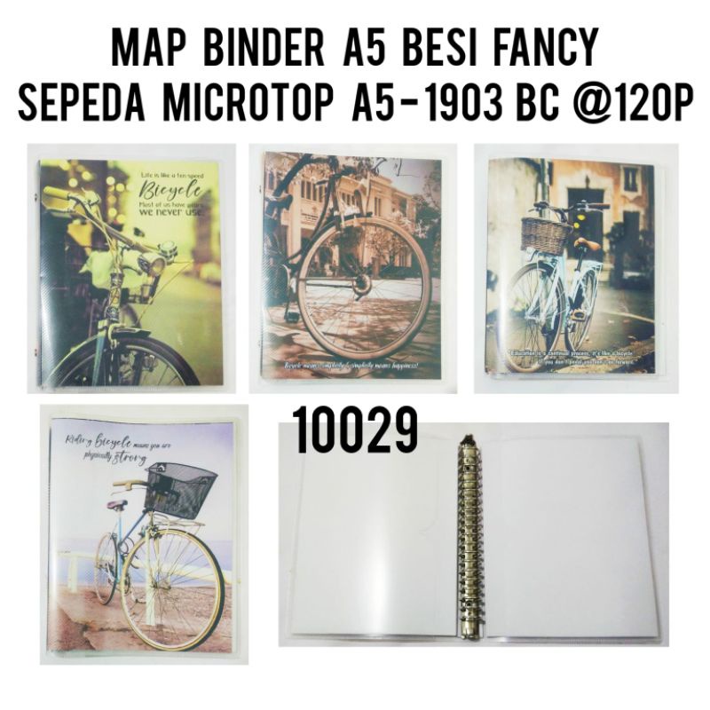 MAP BINDER A5 FANCY SEPEDA A5-1903