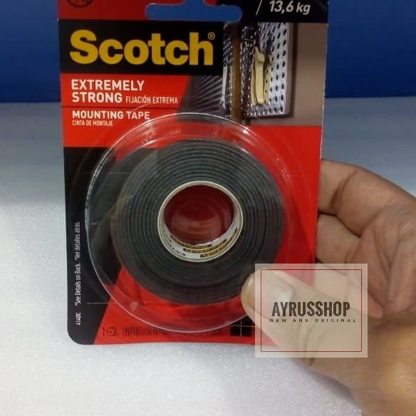 

MURAH 3M Scotch Doubletape Extremely Strong upto 13,6kg-Perekat Kuat