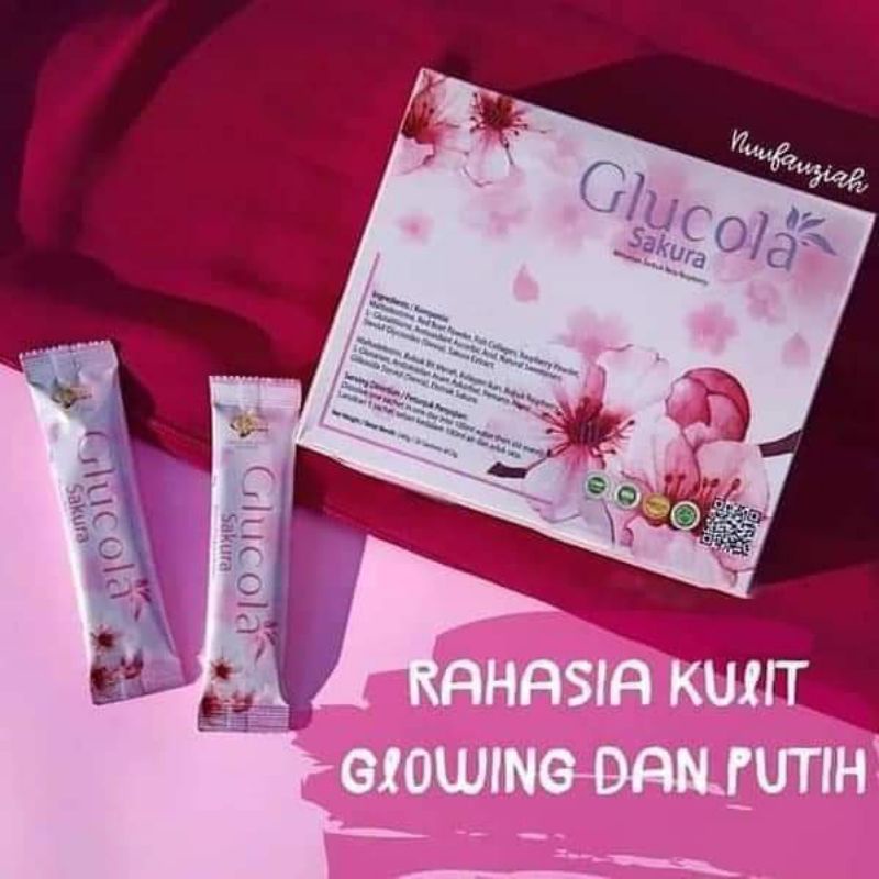 Glucola sakura mci ori, glucola untuk perawatan kulit dari dalam