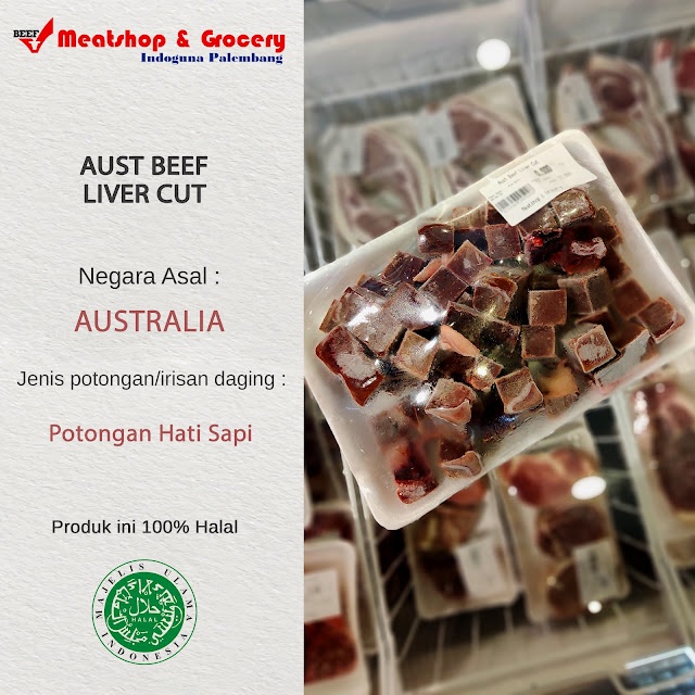 

Aust Beef Liver Cut | Hati Sapi Potong Dadu 100% Halal - Meatshop Indoguna Palembang