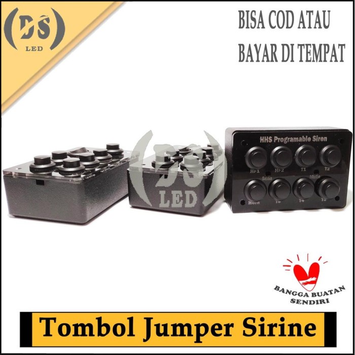 Terlaris Murah Tombol Jumper Sirine Whelen / Box Akrilik Tombol Sirine Modul
