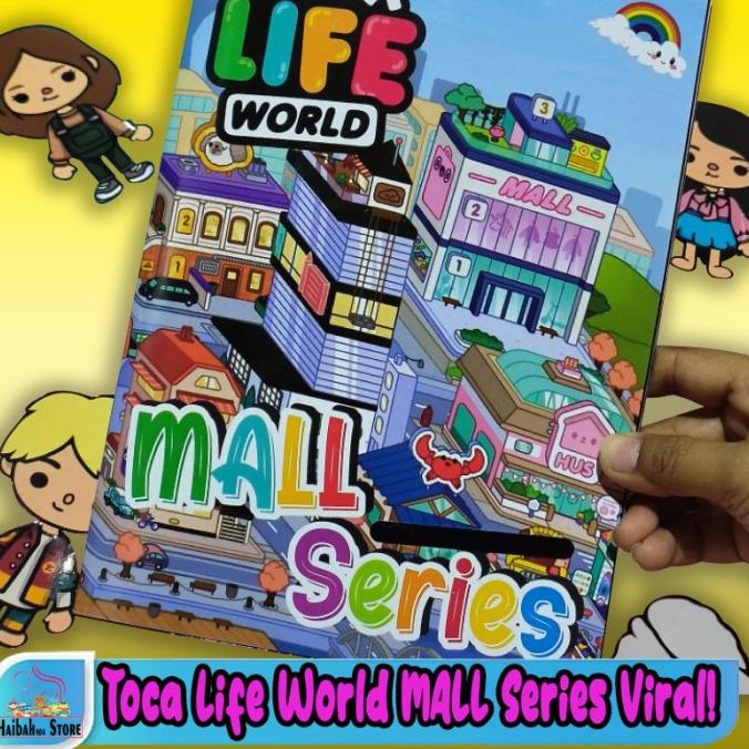 BESTSELLER Toca Boca Life World MALL SERIES Busy Book Paper Doll VIRAL