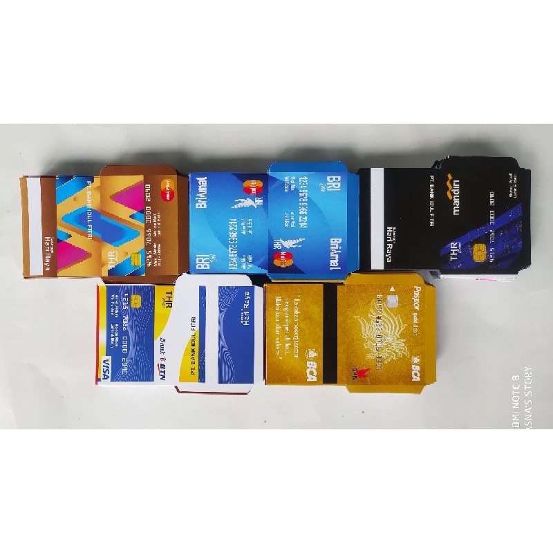 

500 Lembar Amplop Atm mini [LEMBARAN]