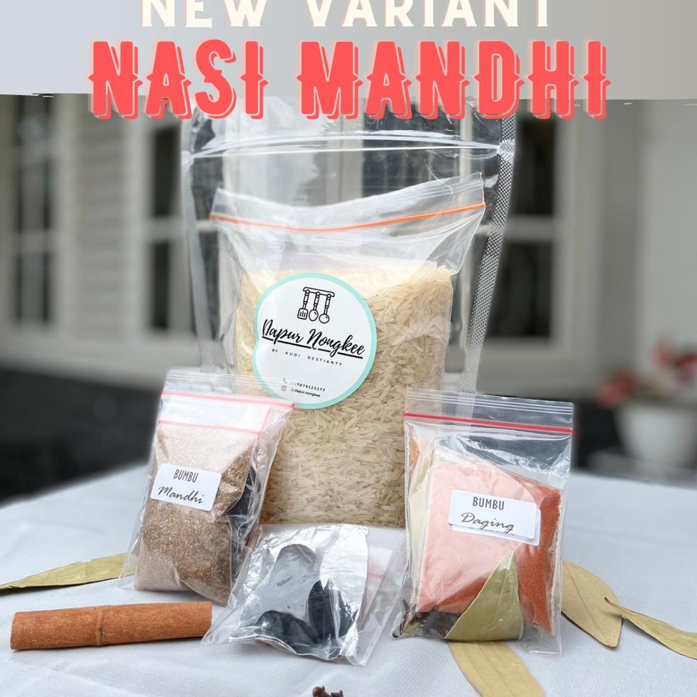 

9.9 BRANDS FESTIVAL Nasi Mandhi | Beras Basmati 1kg dengan Bumbu Nasi Mandhi | Nasi Mandhi Instan
