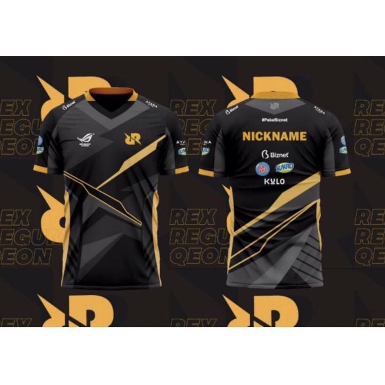 Special JERSEY RRQ  JERSEY TEAM RRQ  NICKNAME/KAOS BAJU JERSEY  GAMING PUBG ML FF ~