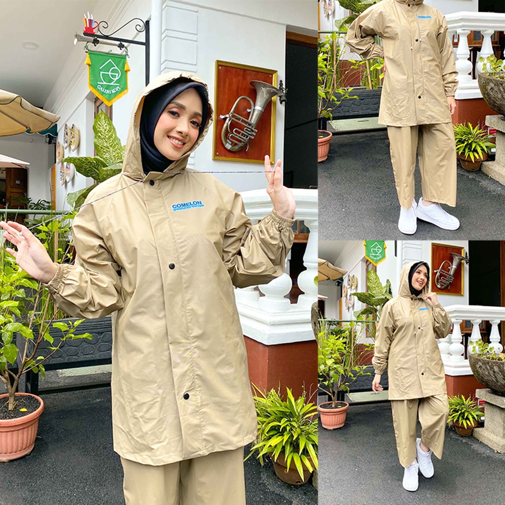 Jas Hujan Mantel Pria Wanita Raincoat / Mantel Jas Hujan  / Jas Hujan Setelan Pria Wanita / Mantel Hujan Pria Wanita Premium