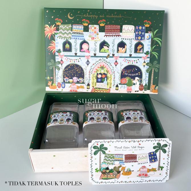 

Hampers Arumi Box Eid Idul Fitri Lebaran Kotak Dus Cake Kue Cookies Hampers Limited Edition