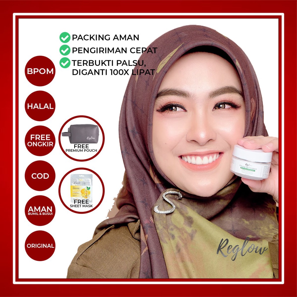 Reglow Intensive Cream dr Shindy Glowing Skin Skincare Penghilang Flek Hitam Bekas Jerawat Komedo Mi