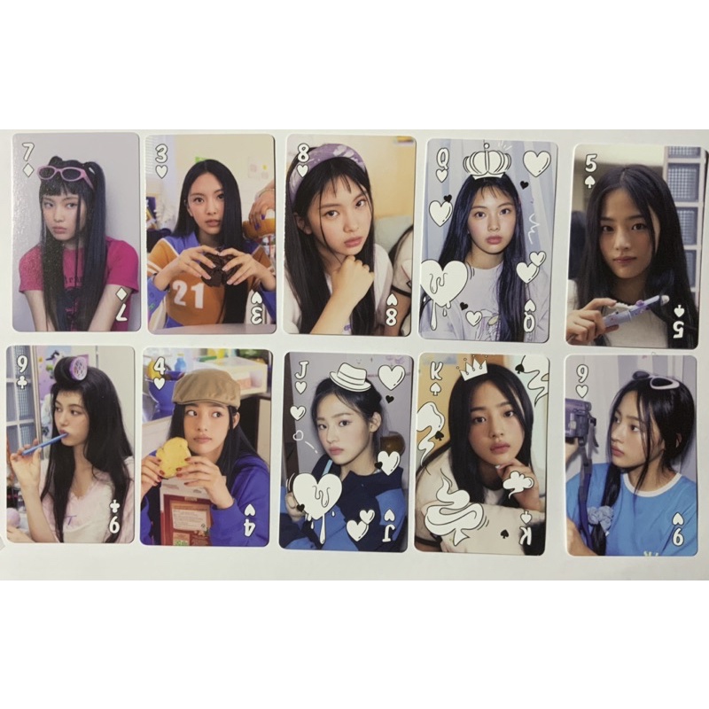 Haerin hanni danielle hyein minji season greetings 23 sg23 photocard konsep non selca