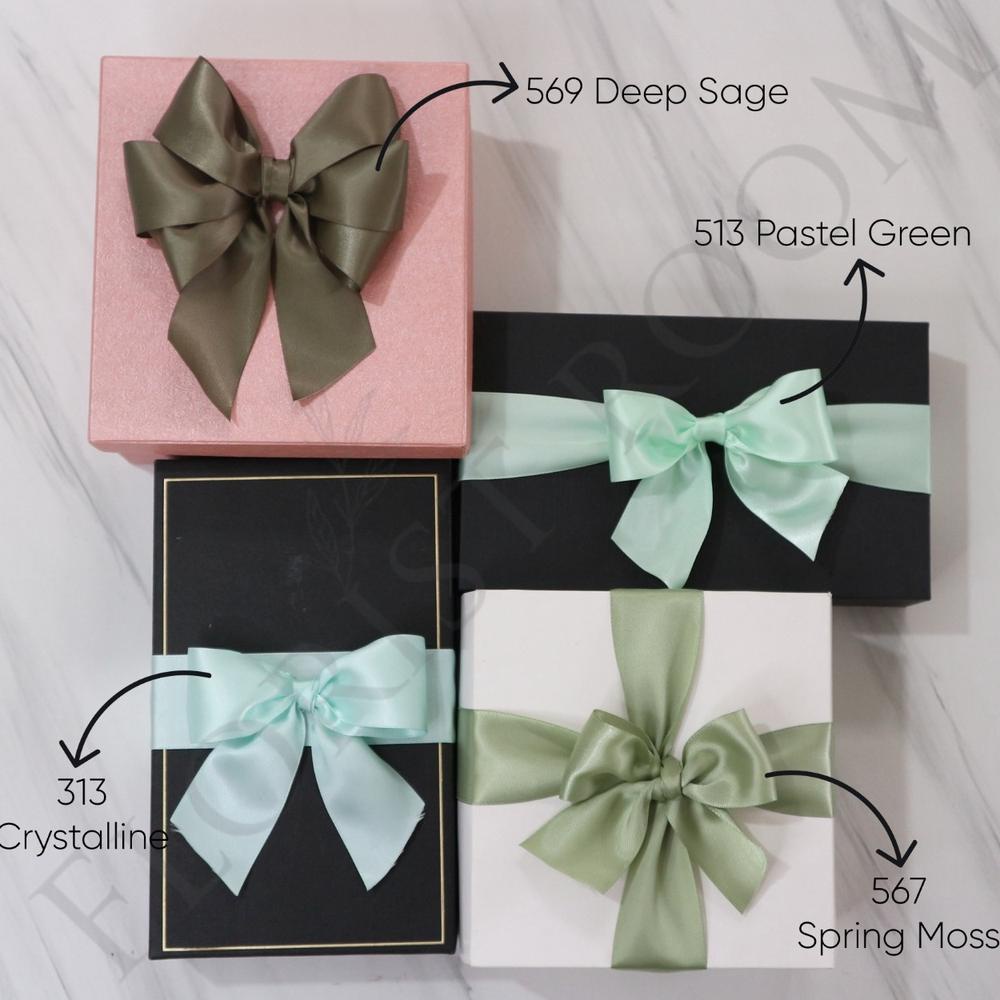 

Serbu Pita Satin Double Face 3.8Cm X 20Yard Green Series