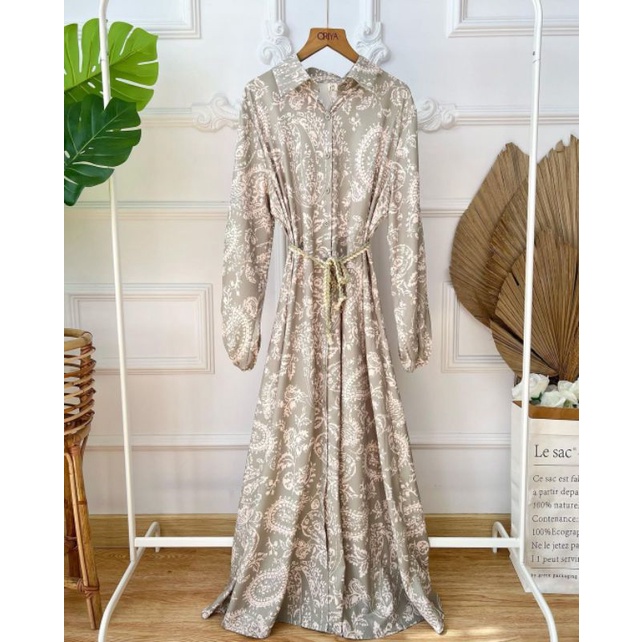 Dress Sage Green Zara