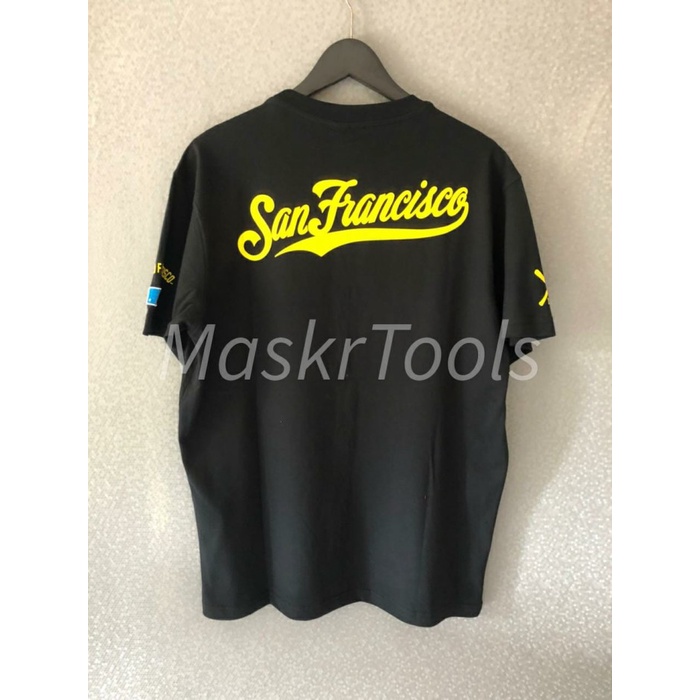 TSHIRT OVERSIZE SAN FRANSISCO MLB BLACK PREMIUM KAOS PRIA WANITA HYPE