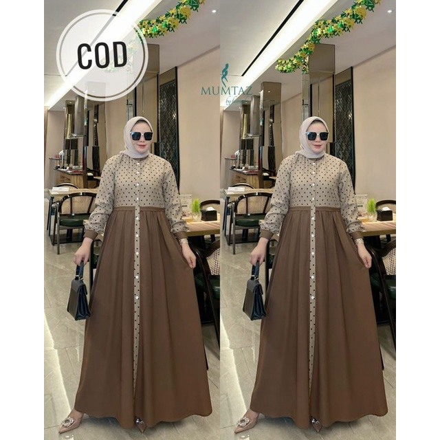 GAMIS MELVA DRESS ITY CREPE PREMIUM