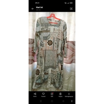 preloved tunik silk