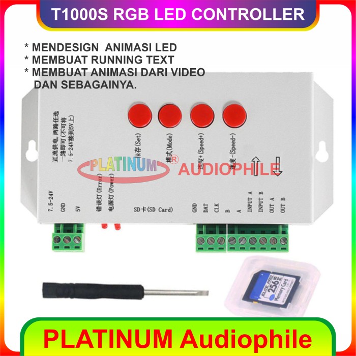 Terlaris T1000S Controller Rgb Led Pixel Ws2811 Ws2812