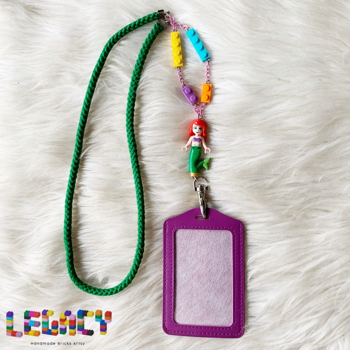 

Terlaris Lanyard Lego Original Karakter Ariel Little Mermaid
