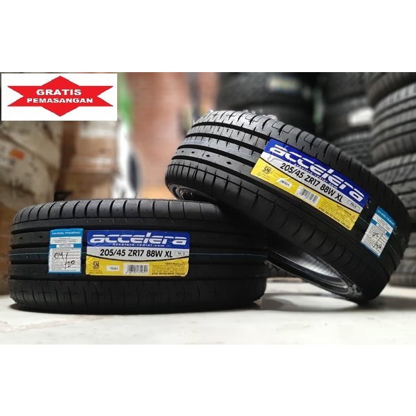 Ban Tubles 205/45 R17 Merk Accelera Phi-R 205 45 R17