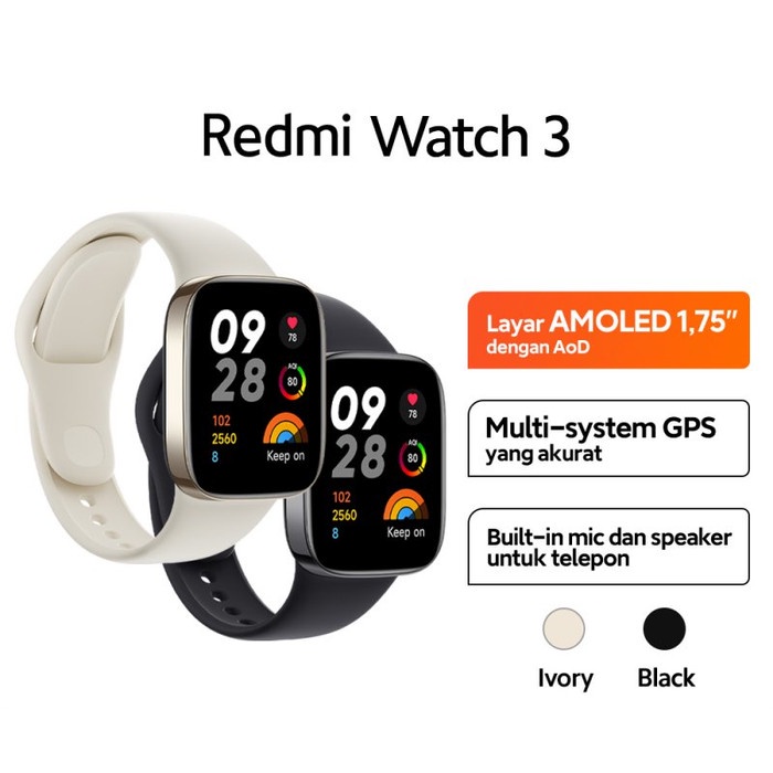 Smartwatch Xiaomi Redmi Watch 3 Amoled 1.75&quot; - Redmi Watch 3