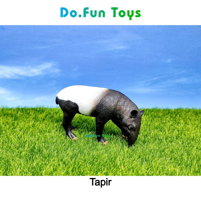 Miniatur New Tapir Animal Figure/ Miniatur Mainan Binatang Tapir