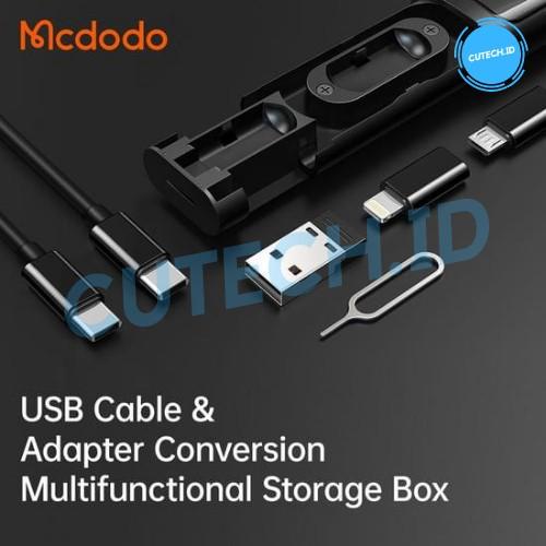 MCDODO ADAPTER CONVERTER BOX PORT USB A LIGHTNING MICRO USB C TO C