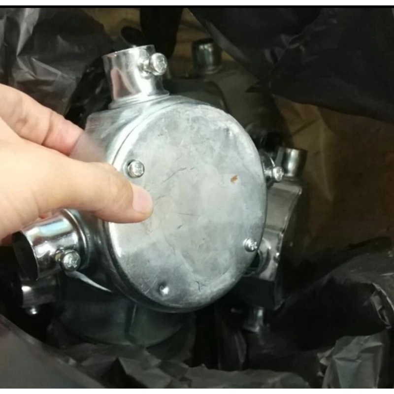TDUS E25 GALVANIS CABANG 3 T dus 1 inch 3 way circular junction box