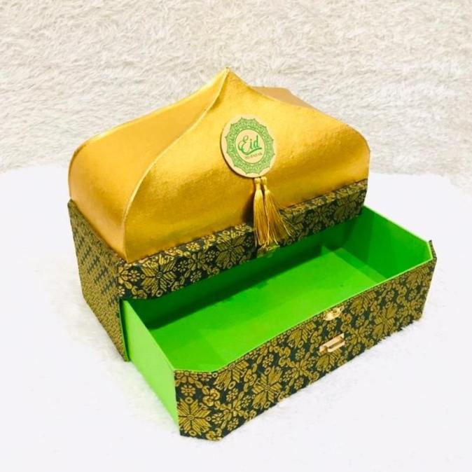 

Kotak Segi Kubah Laci / Box Lebaran / Hampers Lebaran / Parcel Lebaran Haditunggal07