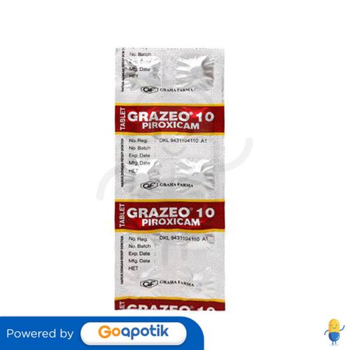 GRAZEO 10 MG STRIP 10 TABLET