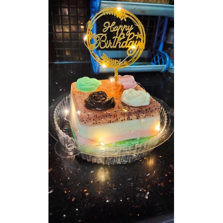 

Puding Birthday lampu Bunga