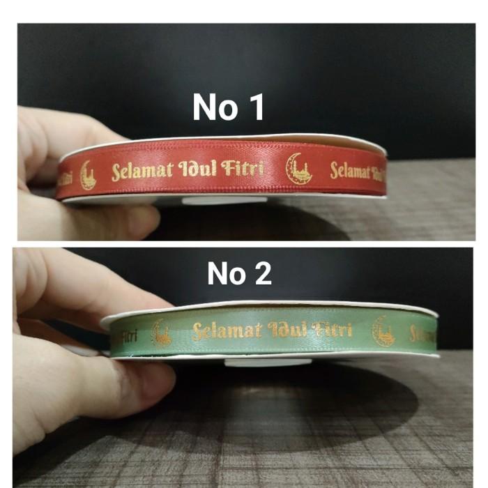 

Pita Satin Lebaran Idul Fitri Uk 1.2 Cm (Harga 1 Meter) 064