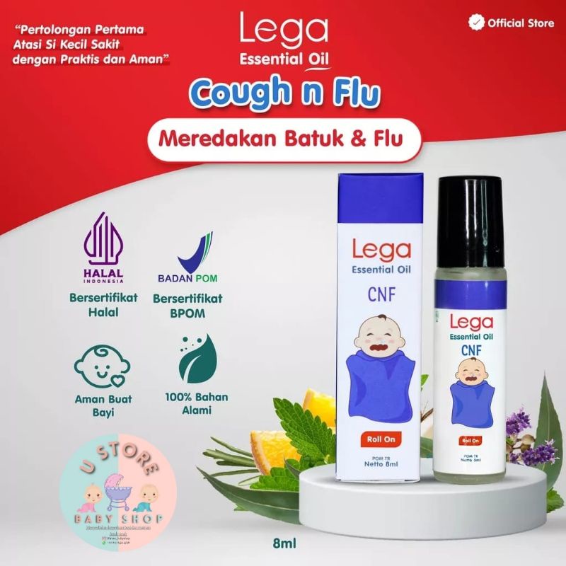 Lega Essential Oil 8ml 0-8 tahun Essenti Oil redakan batuk , turunkan demam, Tingkatkan Imun , Anti rewel , Anti nyamuk dan serangga, essential Oil Cessa