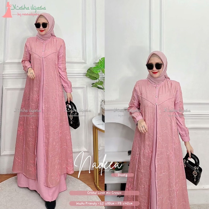 Nadeea dress / gamis lebaran BY YUSHA