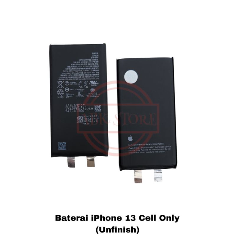 Baterai Battery iPhone 13 / 13 Pro / 13 Pro Max Cell Only / tanpa soket (Unfinish)