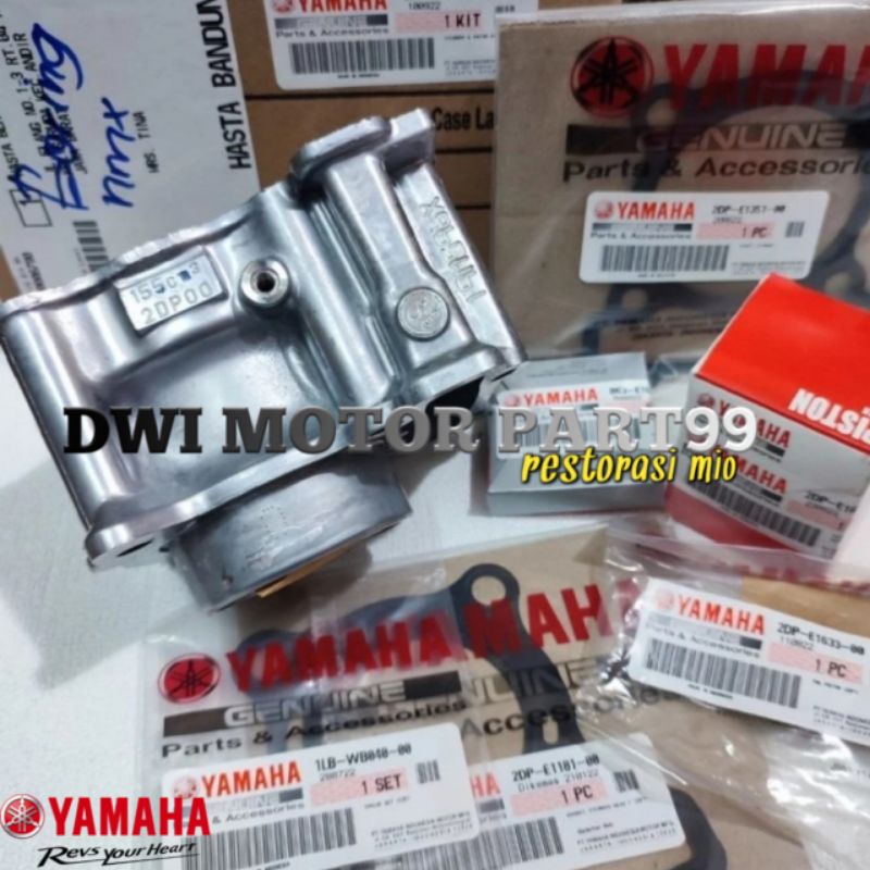 BLOK PISTON SEHER KIT PLUS PAKING NMAX N-MAX N MAX ORIGINAL YAMAHA