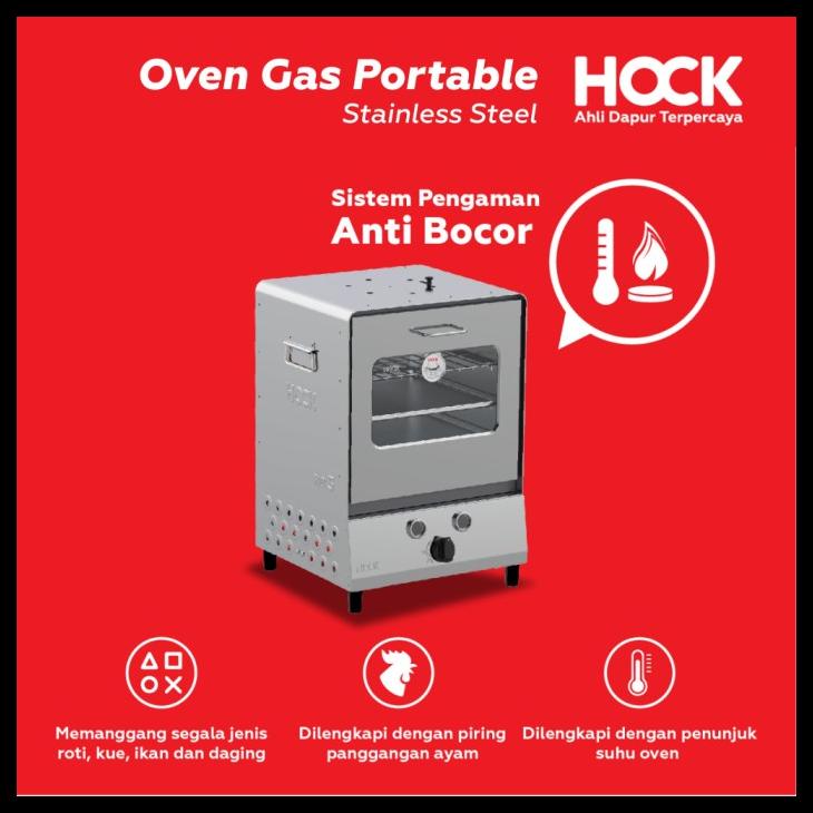 OVEN GAS PORTABLE STAINLESS STEEL HO-GS103