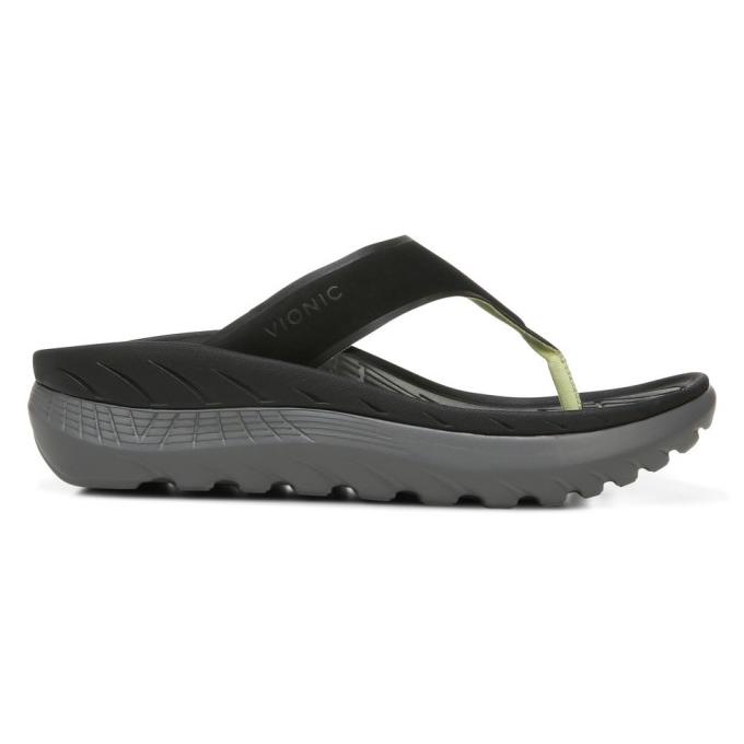 Sale Now Vionic Restore Black Charcoal Sandal Pria Sale