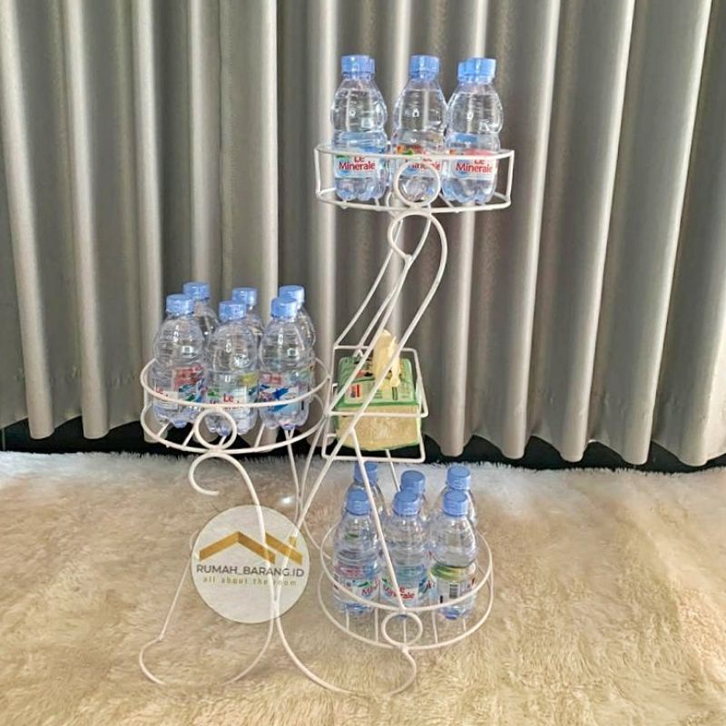 RAK AQUA / RAK MINUMAN / RAK SERBAGUNA / RAK SNACK LEBARAN