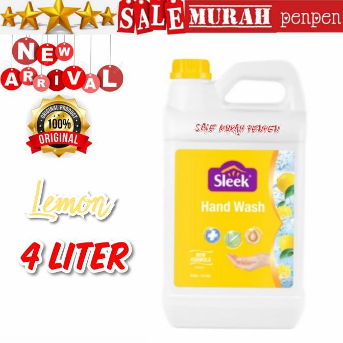 SLEEK HAND WASH 4 L Lemon 4 liter BY KINO
