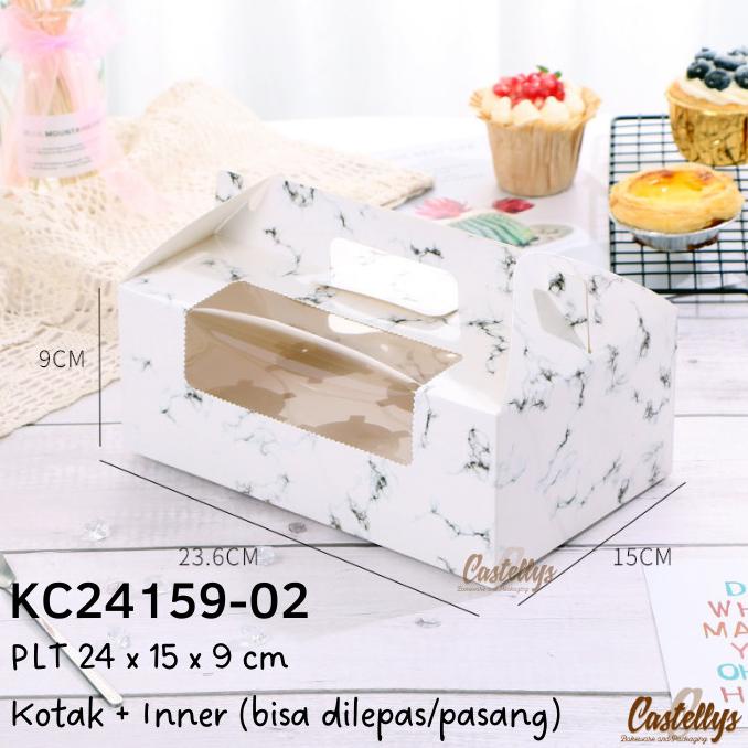 

/////] Kotak Box Kue KC24159 Cupcake Muffin Pudding Cup Pie Tart Cake Roti