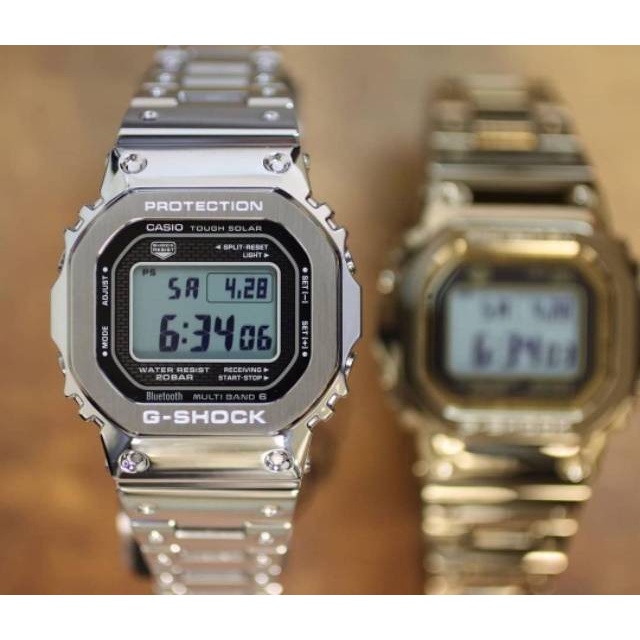 Promo Populer Jam Tangan Pria G Shock Gmw-B5000 Gs Rantai Stainless Black Termurah