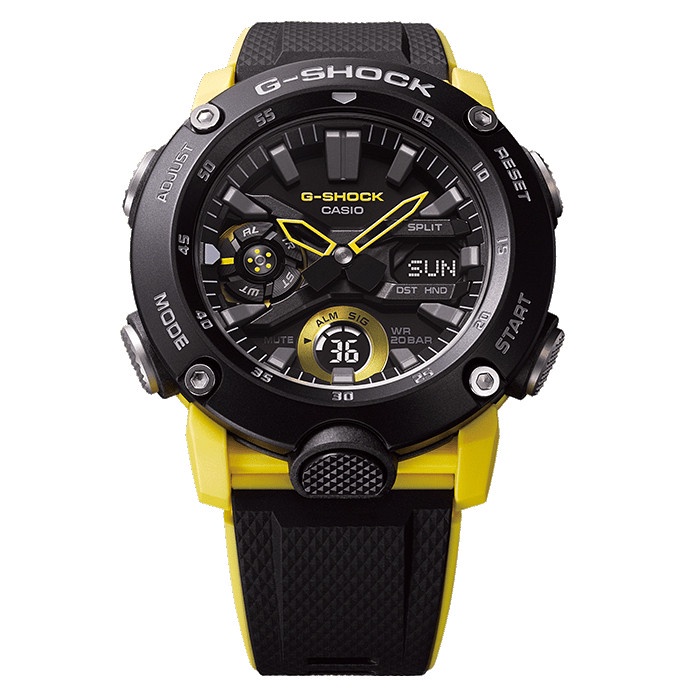 Flash Sale Casio G-Shock Ga-2000-1A9Dr - Jam Tangan Pria - Kuning Termurah