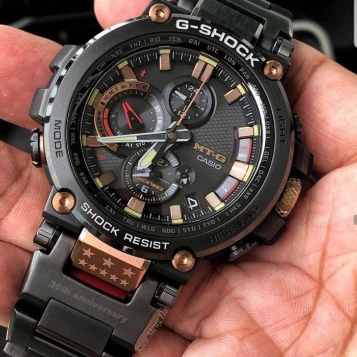 Diskon Spesial Jam Pria Casio Gshock Mtg B-1000 Ori Bm Baterai Steel Fullset Terbaru