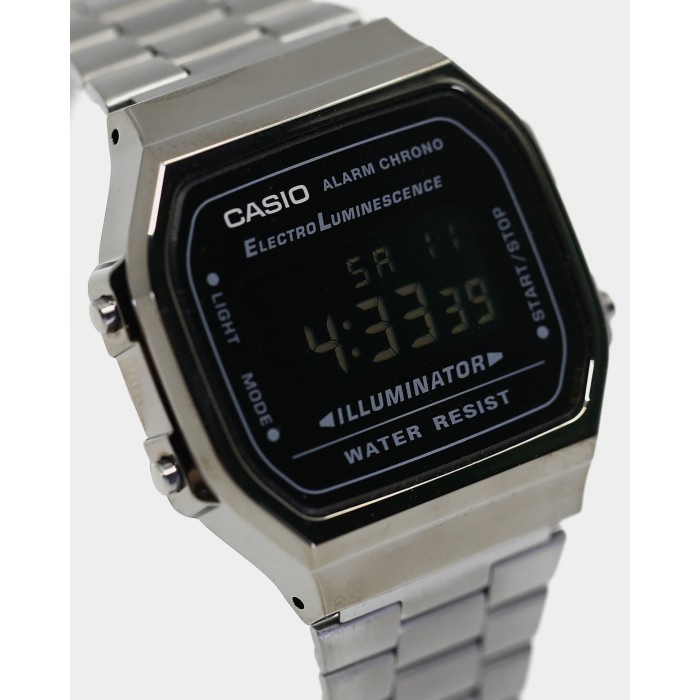 Must Have Casio A168Wgg-1Bdf Jam Tangan Pria Digital Hitam A168Wa A168Wgg-1B Terbaru