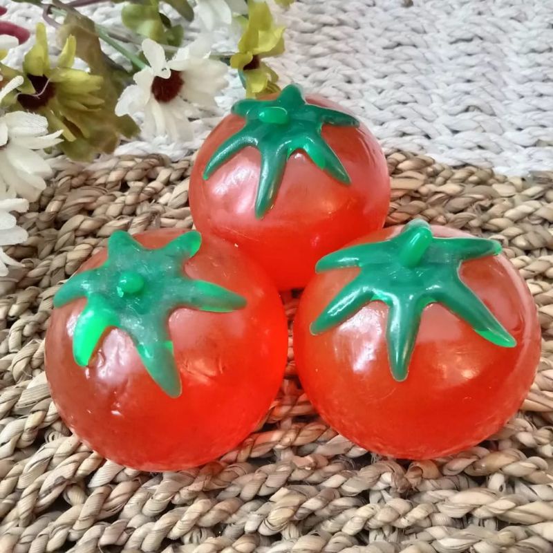 hokkiterus21 Mainan telur bening banting lempar pencet squishy telur anti stress ball toys