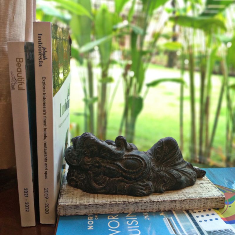 ganesha statue home decoration patung batu unik
