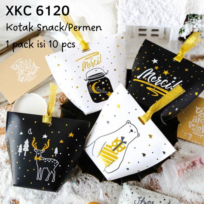 

.........] 10pcs Kotak Souvenir Hadiah Permen Coklat XKC 6120 Natal Christmas