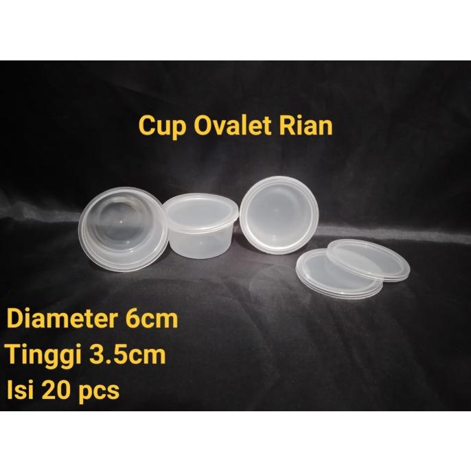 

/////] Cup Ovalet/Sambal Tebal Rian Isi 20 Pcs