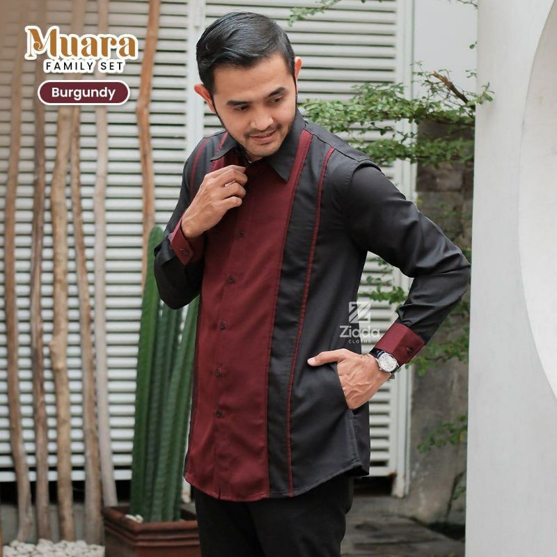 ready stock kemeja muarav by elbina hijab