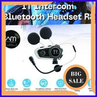 Intercom IT R8 Garansi Resmi TAM Bluetooth Riding Headset Helm sparepart 54PR23