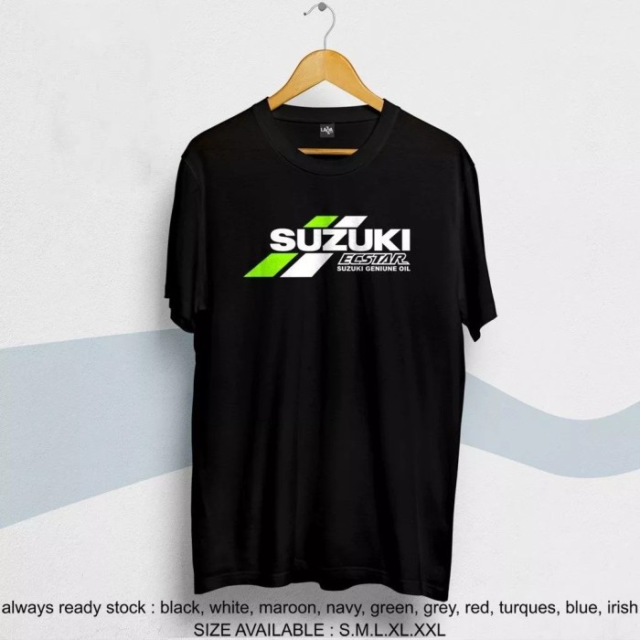 KAOS BAJU DISTRO SUZUKI ECSTAR POLOS CUSTOM MOTOGP OTOMOTIF MOTO GP TERHITS
