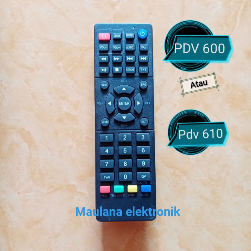 REMOT SET TOP BOX T2 POLYTRON PDV600